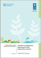 Cover des Leitfadens Gender in adaptation planning for the agriculture sectors