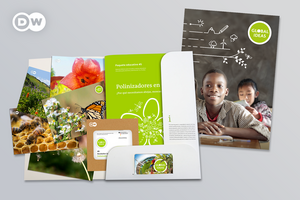 The learning pack is available in German, English and Spanish.