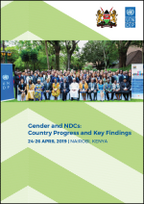 Cover Report "Gender and NDCs: Country Progress and Key Findings"